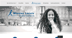 Desktop Screenshot of missionlocale-aubervilliers.org